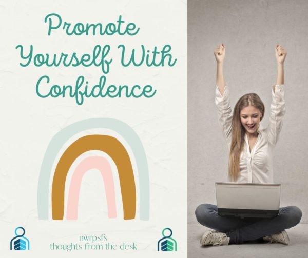Promote yourself with confidence